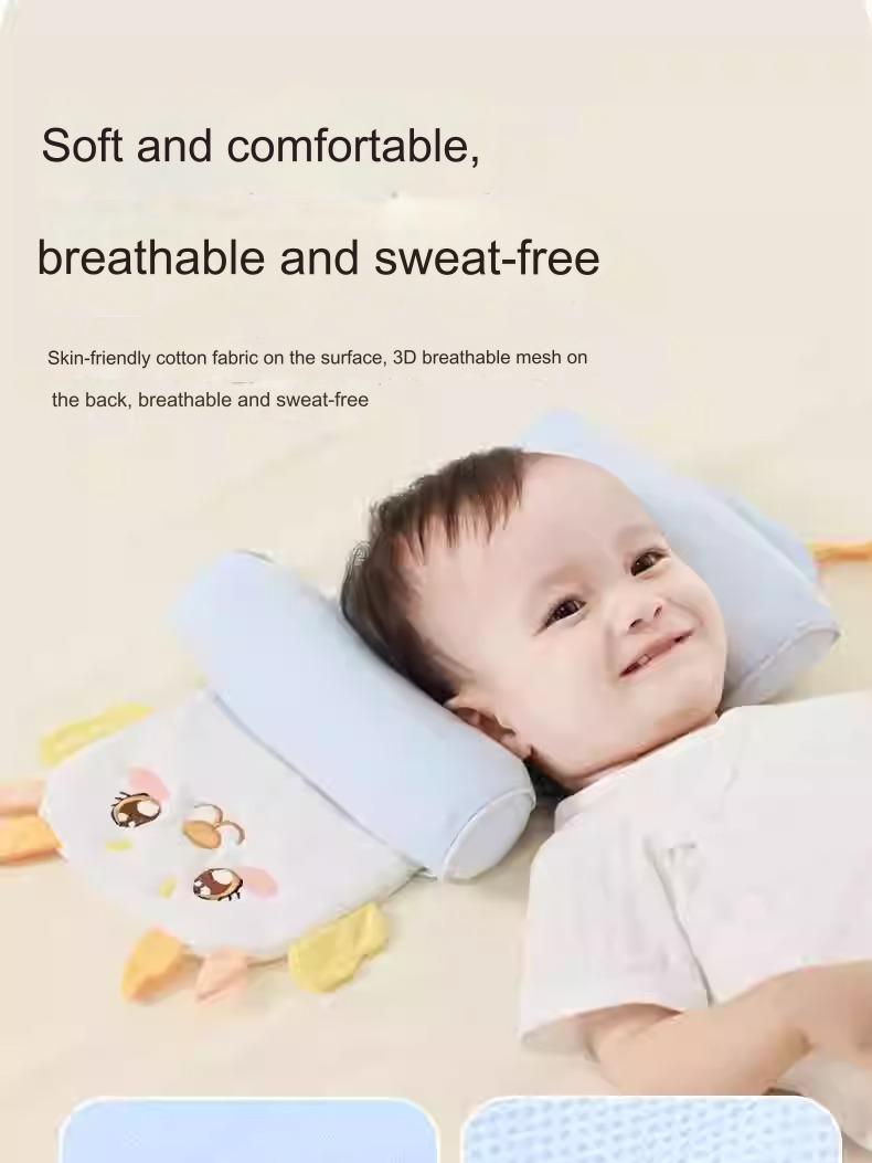 Baby Stretchable Shape Support Pillow - Ergonomic Infant Head Cushion