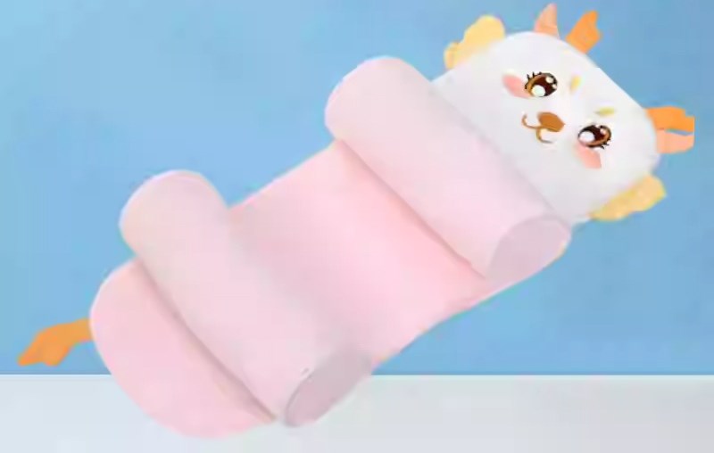 Baby Stretchable Shape Support Pillow - Ergonomic Infant Head Cushion