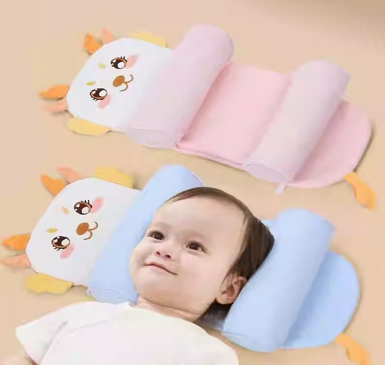 Baby Stretchable Shape Support Pillow - Ergonomic Infant Head Cushion