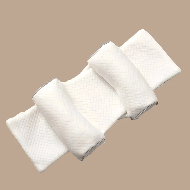 MEACAOFG™ Baby Stretchable Shape Memory Foam Pillow - Ergonomic Head Support for Infants 0-12 Months