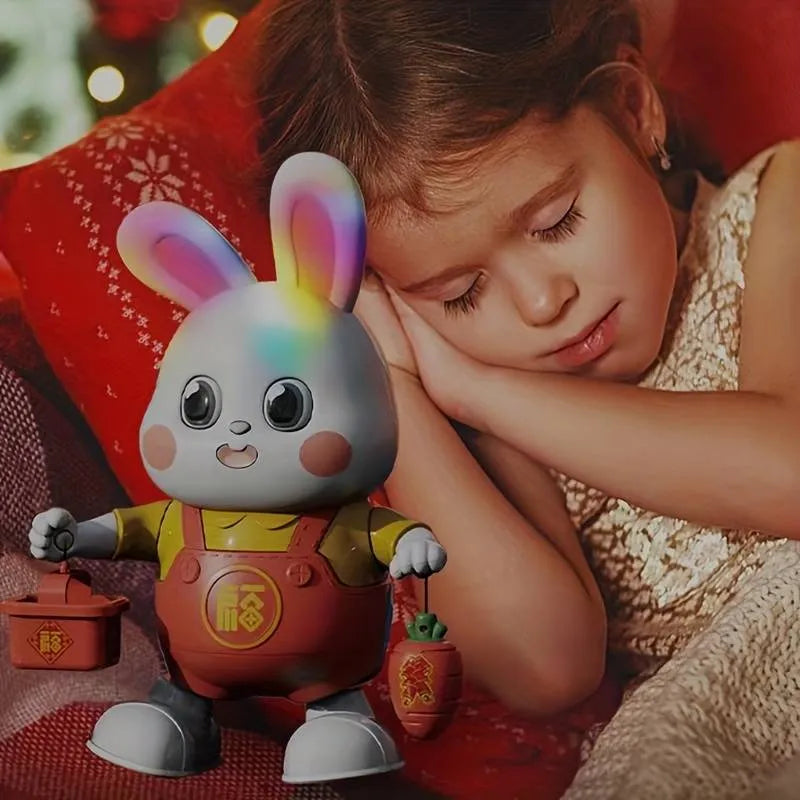 Interactive Singing Dancing Bunny Toy - Head Up Training for Babies 0-12 Months