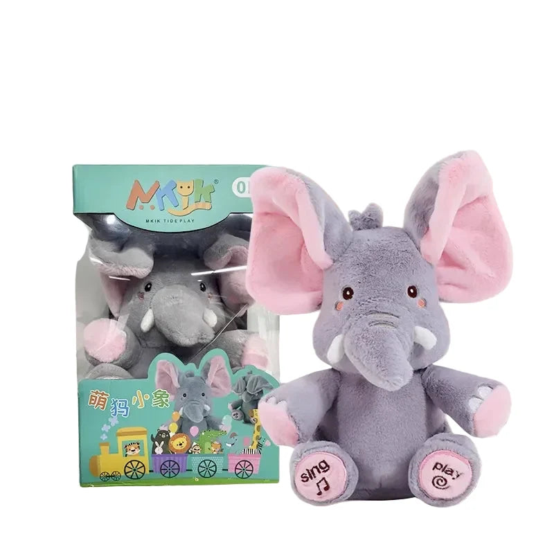 MEACAOFG Peekaboo Baby Bear Toy - Interactive Hide & Seek Plush Toy for Infants