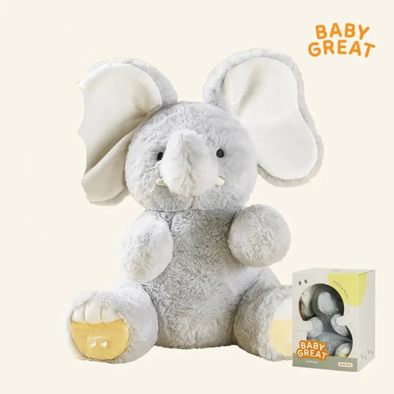 MEACAOFG Peekaboo Baby Bear Toy - Interactive Hide & Seek Plush Toy for Infants