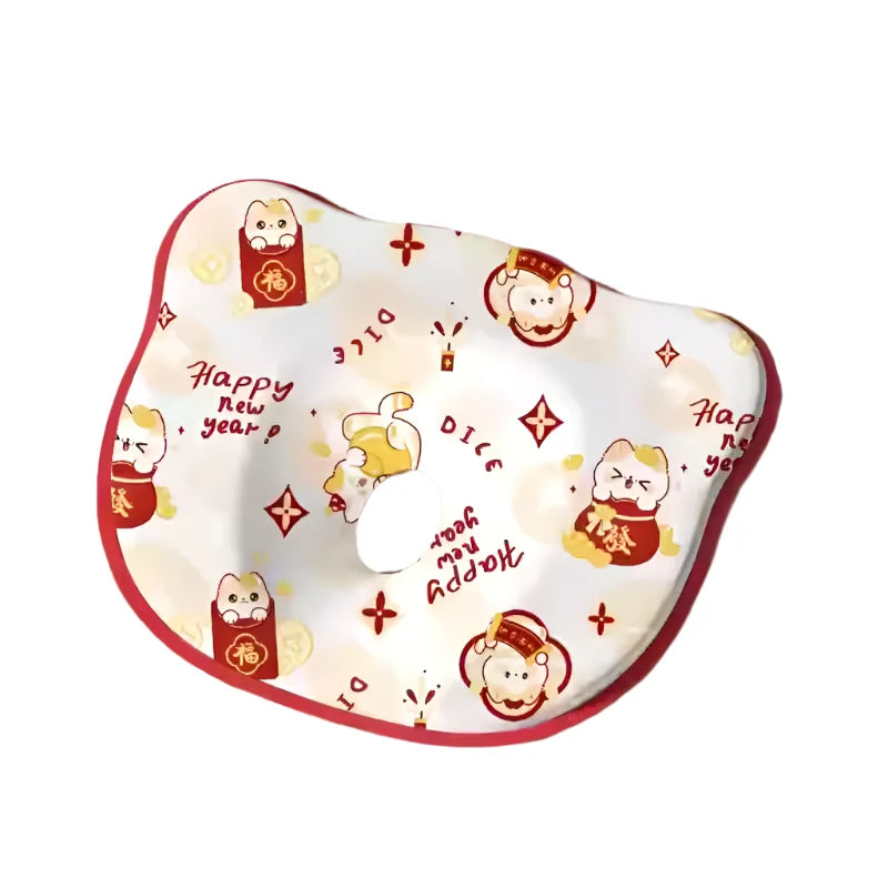 Baby Head Shaping Pillow - Prevent Flat Head Syndrome | Memory Foam Newborn Sleep Support 0-12 Months