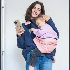 Ergonomic Baby Carrier Belt - Comfortable Mom's Support Belt for Newborn to Toddler