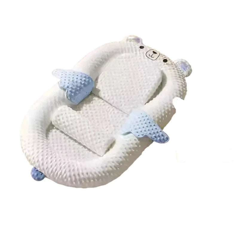 MEACAOFG Premium Baby Anti-Startle Bouncer Bed - Ergonomic Soothing Rocker with Cartoon Designs - Portable Infant Sleep Nest