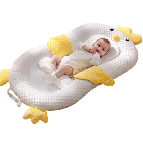 MEACAOFG Premium Baby Anti-Startle Bouncer Bed - Ergonomic Soothing Rocker with Cartoon Designs - Portable Infant Sleep Nest
