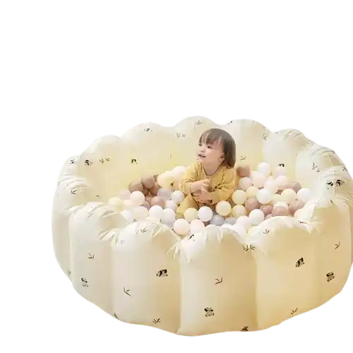 Inflatable Baby Ball Pit for Toddlers | Soft Sensory Play Pool | Portable Indoor Baby Play Area | Premium Kids Toy