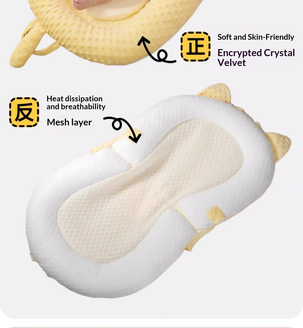 MEACAOFG Premium Baby Soothing Bed - Portable Infant Bassinet with Smart Gentle Rocking Motion - Newborn Sleep Nest 0-6 Months