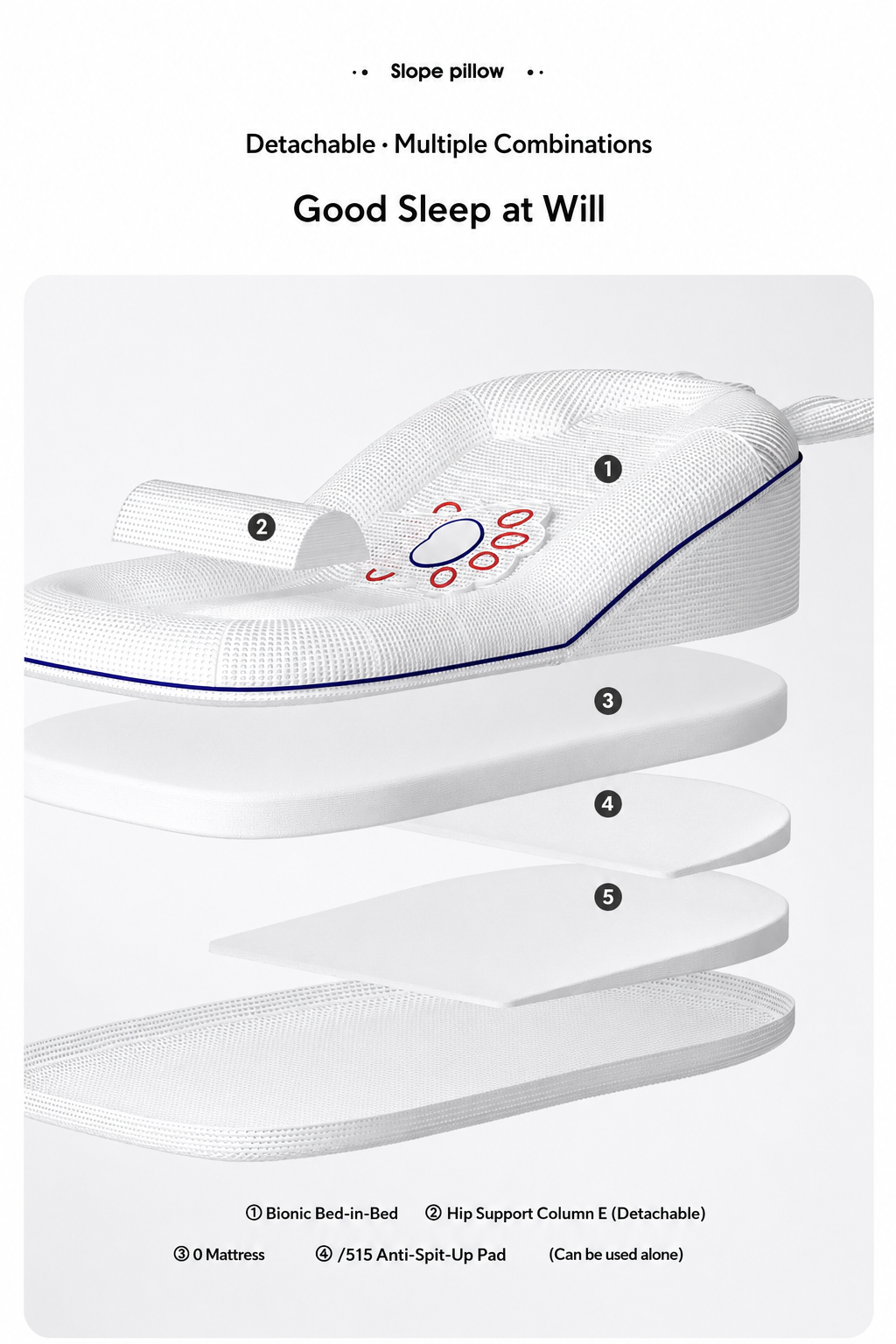 Convertible Infant Sleep Lounger | MEACAOFG